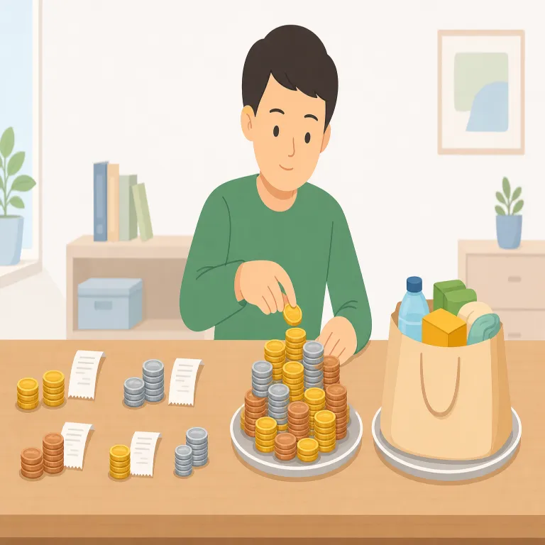 amount to（〜に達する、〜に相当する、〜を意味する・句動詞）の覚え方イラスト — まず amount を「合計・総量」として押さえると、amount to は「合計すると〜になる」が芯だと覚えやすいです