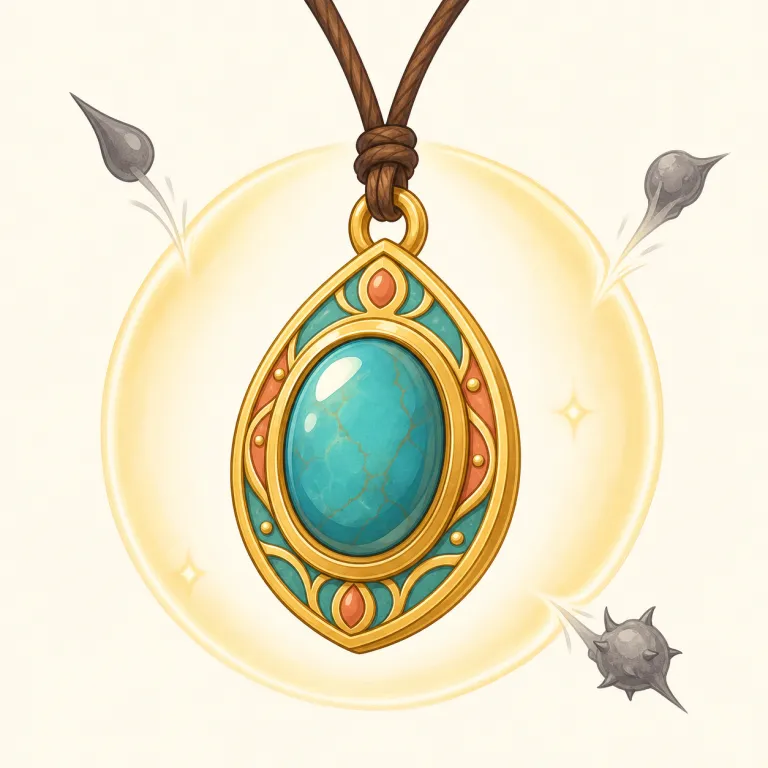 amulet（お守り・名詞）の覚え方イラスト — まず基本語の lucky charm を思い出すと入りやすいです