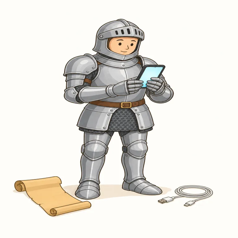 anachronism（時代錯誤・名詞）の覚え方イラスト — chrono / chronology の chron が「時間」だと分かれば、anachronism は「時間の並びから外れたもの」と捉えると覚えやすい