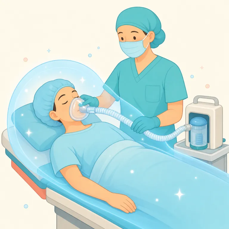 anaesthesia（麻酔・名詞）の覚え方イラスト — まず anaesthetic（麻酔の）とセットで覚えると定着しやすいです