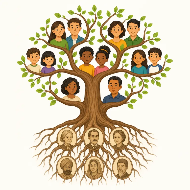 ancestryの覚え方イラスト