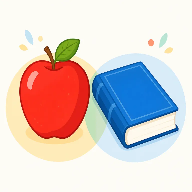 and（そして・接続詞）の覚え方イラスト — この and は「AとB」と名詞を並べる基本義ではなく、前の内容に続けて文や動作をつなぐ「そして」の感覚で覚えます