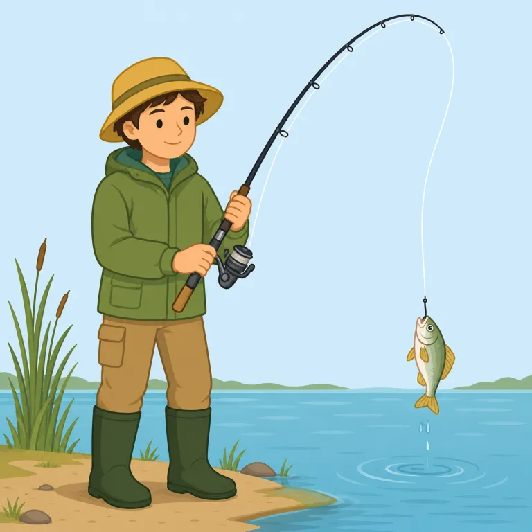angler（釣り人・名詞）の覚え方イラスト — -er は「その動作をする人」を表す基本パターンで、teach→teacher, sing→singer と同じ感覚で angler も「釣る人」と押さえると覚えやすいです