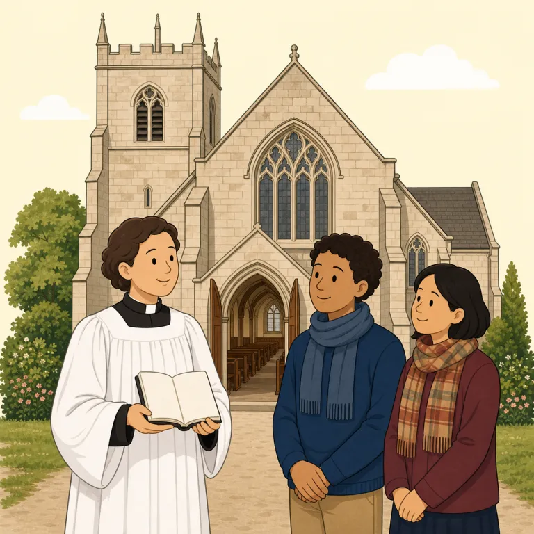 anglican（イギリス国教の・形容詞）の覚え方イラスト