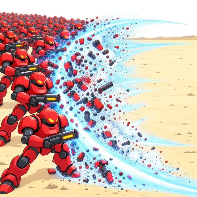 annihilation（殲滅・noun）の覚え方イラスト