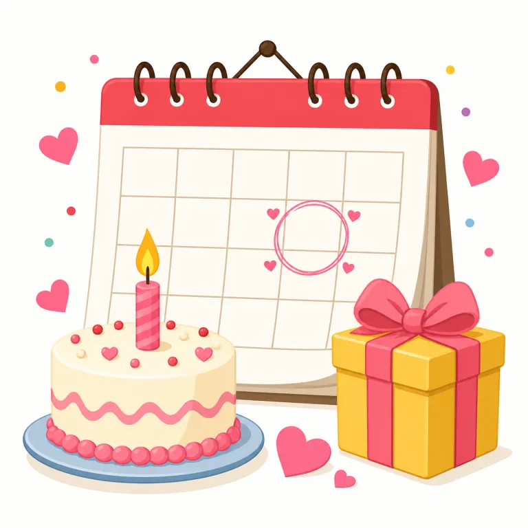 anniversary（記念日・名詞）の覚え方イラスト — anniversary は annual（毎年の）を知っていると覚えやすく、「毎年めぐってくる特別な日」という感覚でつかむと定着しやすい