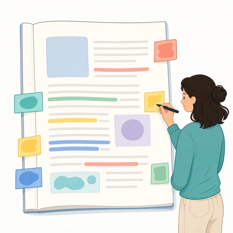 annotating（注釈を付ける・動詞）の覚え方イラスト — まず簡単な語の note を軸にすると覚えやすいです