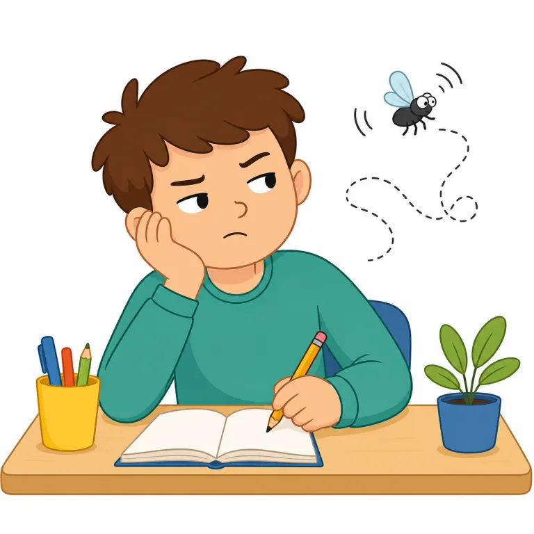 annoy（イライラさせる・動詞）の覚え方イラスト — この annoy は「困らせる」という基本義とは別に、神経にさわって相手をイライラさせる意味で覚えます
