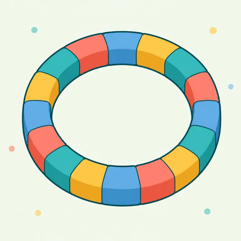 annular（環状・形容詞）の覚え方イラスト — まず annulus を知っていれば、その形容詞版と見ると覚えやすいです