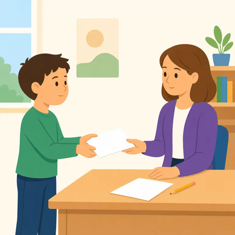 answer（答え、回答・名詞）の覚え方イラスト — answer を名詞で使う時は、「求められていた中身が形になったもの」として覚えると便利です