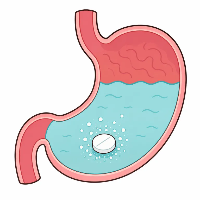 antacid（制酸剤・noun）の覚え方イラスト