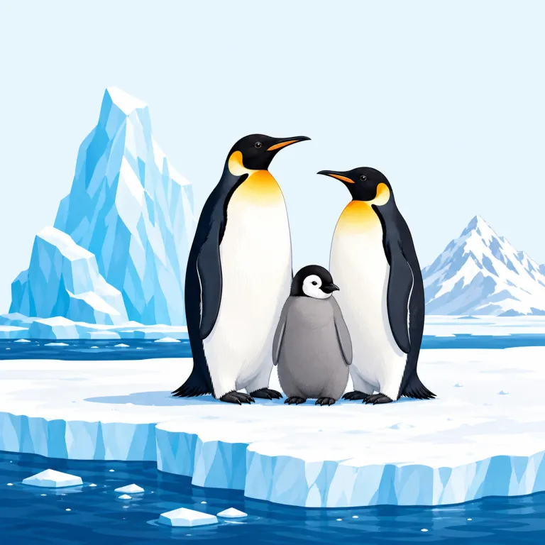 antarctic（極寒の・形容詞）の覚え方イラスト