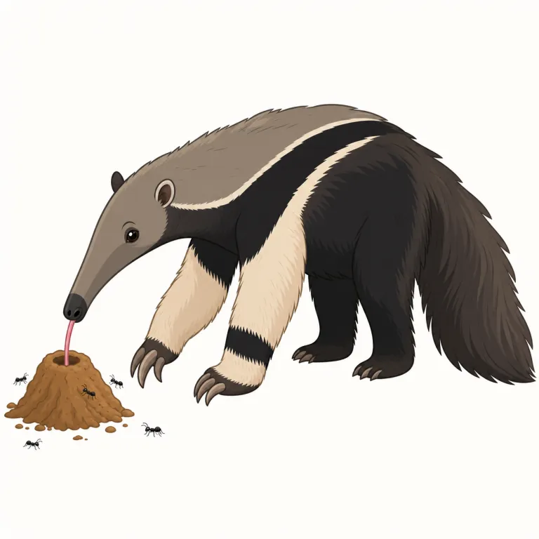 anteaterの覚え方イラスト