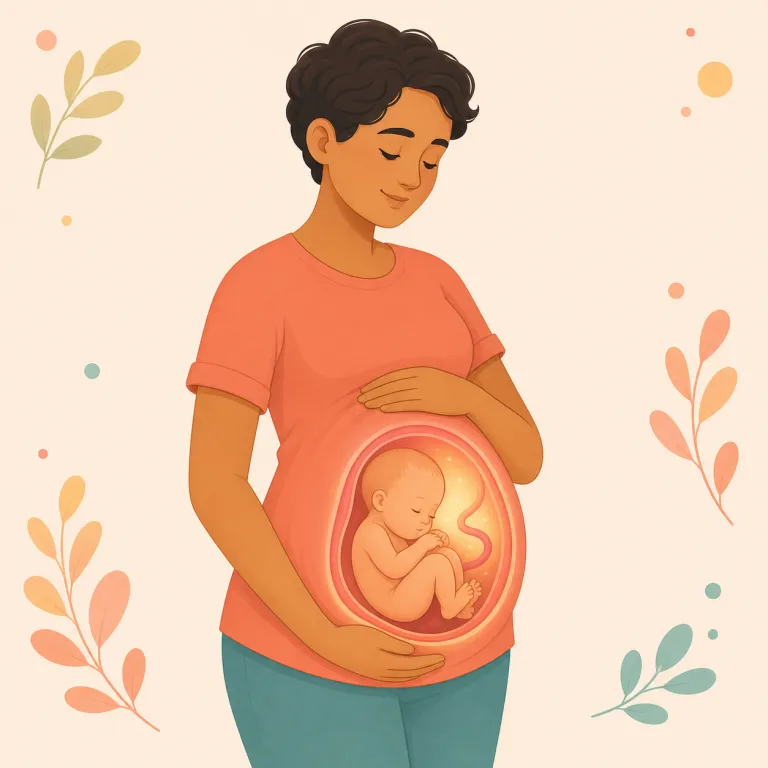 antenatal（出生前の・形容詞）の覚え方イラスト — `ante-` は「前」を表す接頭辞で、`antedate`（日付を前にする）などでも見かけます