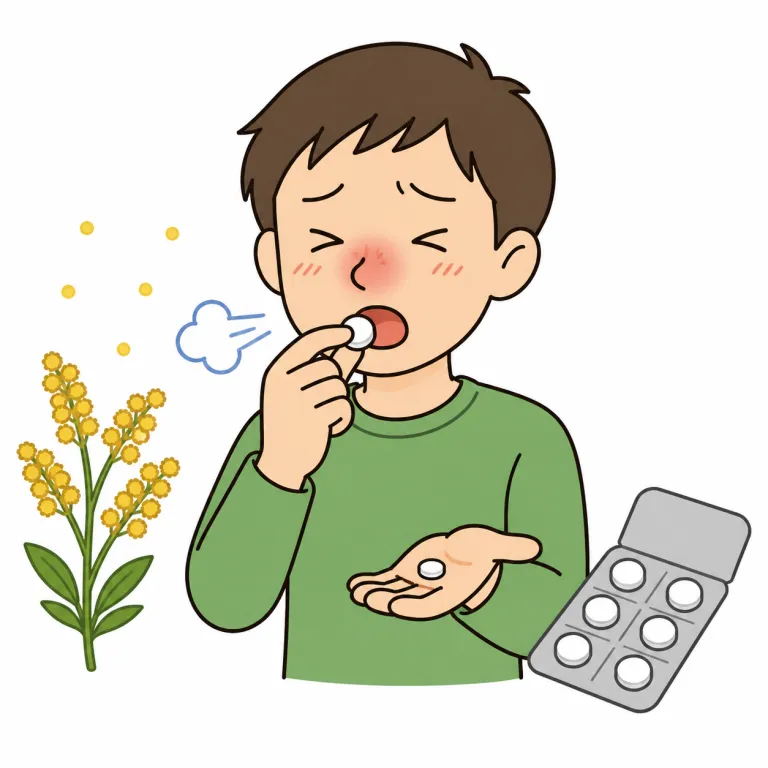 antihistamine（抗ヒスタミン薬・noun）の覚え方イラスト
