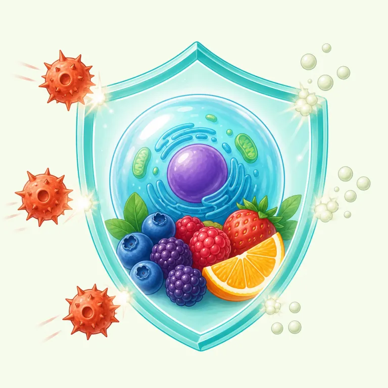 antioxidant（抗酸化物質・名詞）の覚え方イラスト — anti- が付いた語は「〜に対抗する」ものと整理すると覚えやすいです