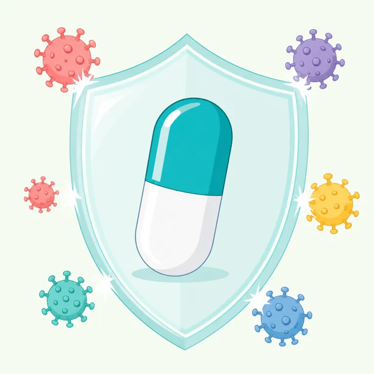 antiretroviral（抗レトロウイルスの・形容詞）の覚え方イラスト — antiretroviral は anti-「反対の」+ retrovirus「レトロウイルス」+ -al「〜の」から成る形容詞です