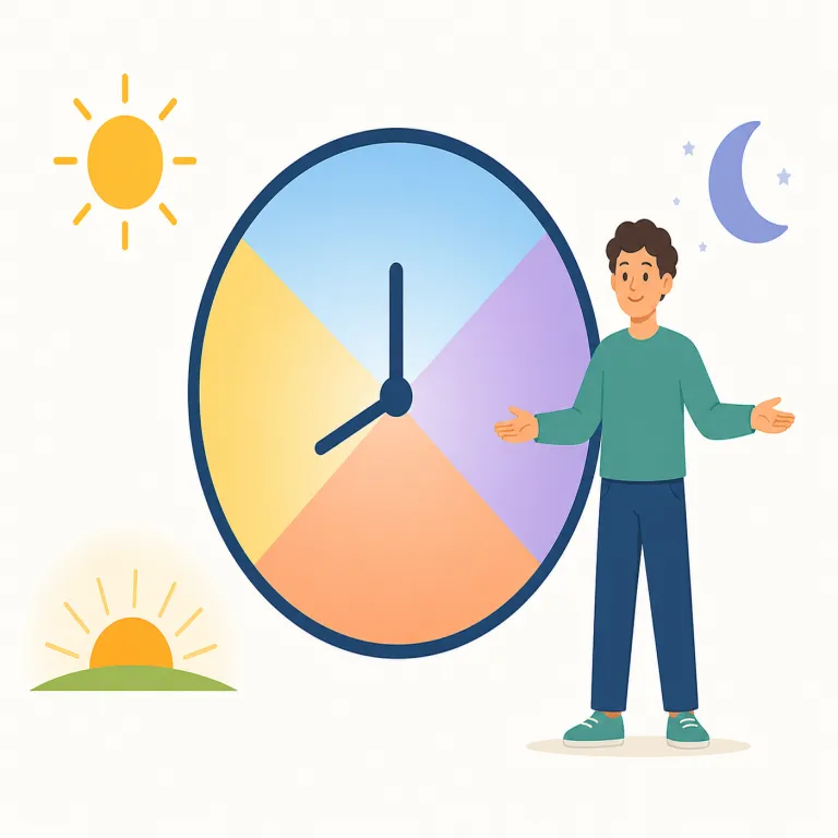 anytime（いつでも・副詞）の覚え方イラスト — any＋time は「時を特定しない」という発想で、この意味では「どの時でもよい」「時間の制限がない」という感覚になります