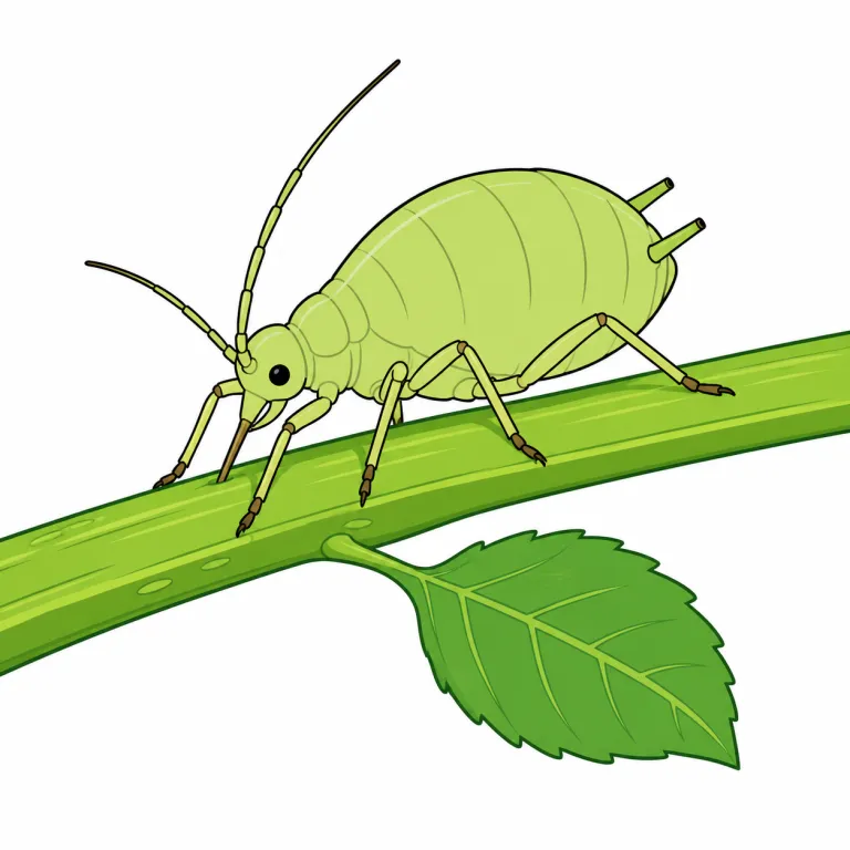 aphis（アブラムシ・noun）の覚え方イラスト