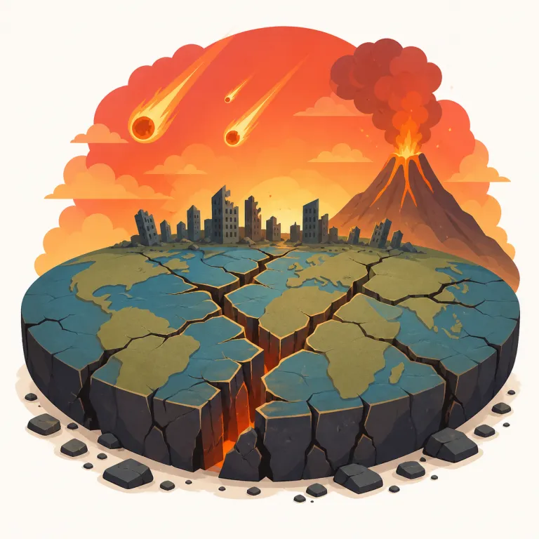 apocalyptic（終末的な・adjective）の覚え方イラスト