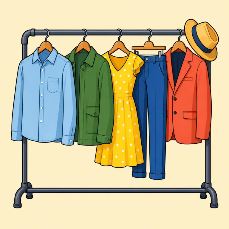 apparel（アパレル・noun）の覚え方イラスト