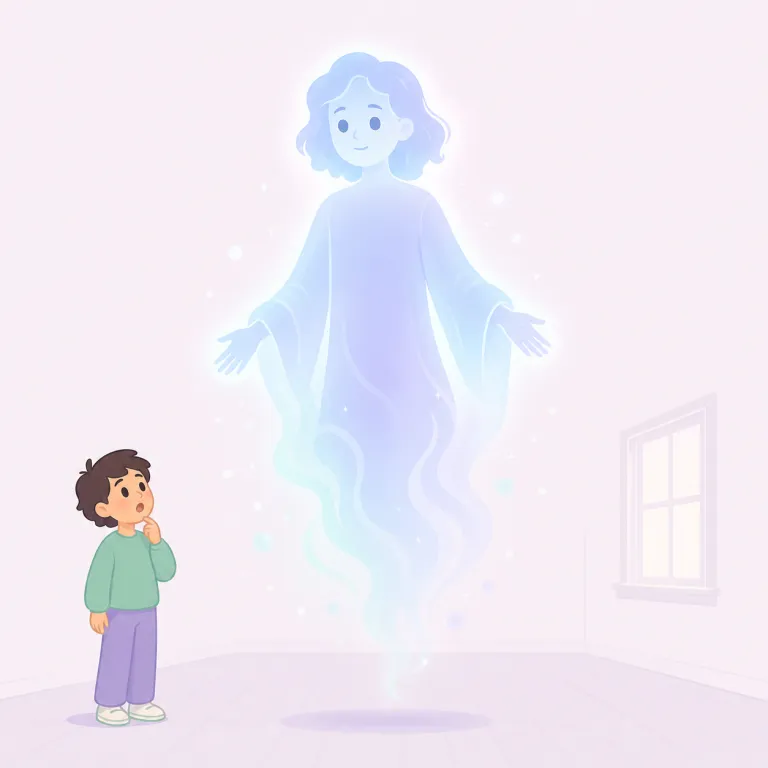 apparition（幻影・名詞）の覚え方イラスト — appear を知っていれば覚えやすい語
