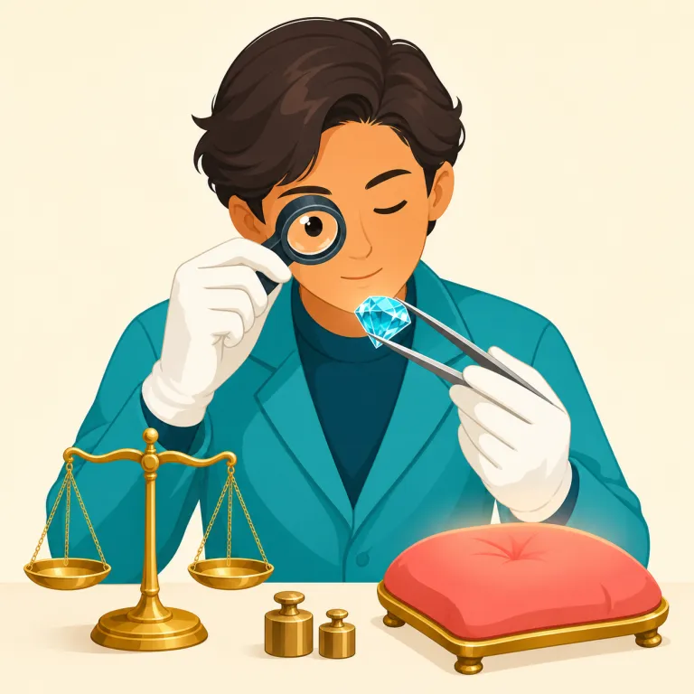 appraise（鑑定する・動詞）の覚え方イラスト — assess や evaluate と近いですが、appraise は特に「専門家が価値を見極める」ときの語だと覚えると残りやすいです