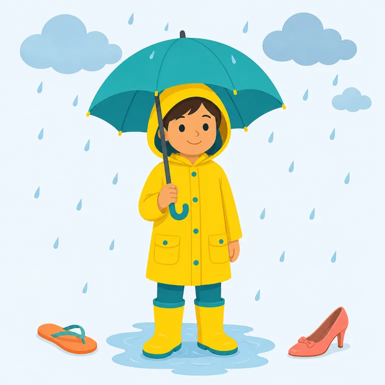 appropriate（適切な、ふさわしい・形容詞）の覚え方イラスト — 「場面にぴったり合う」と考えると覚えやすいです