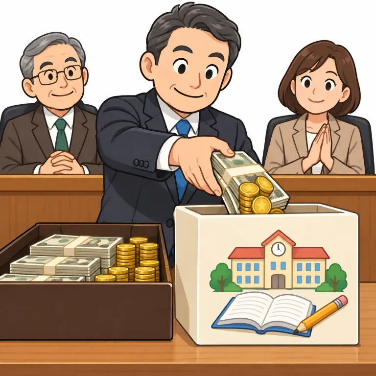 appropriation（充当・noun）の覚え方イラスト