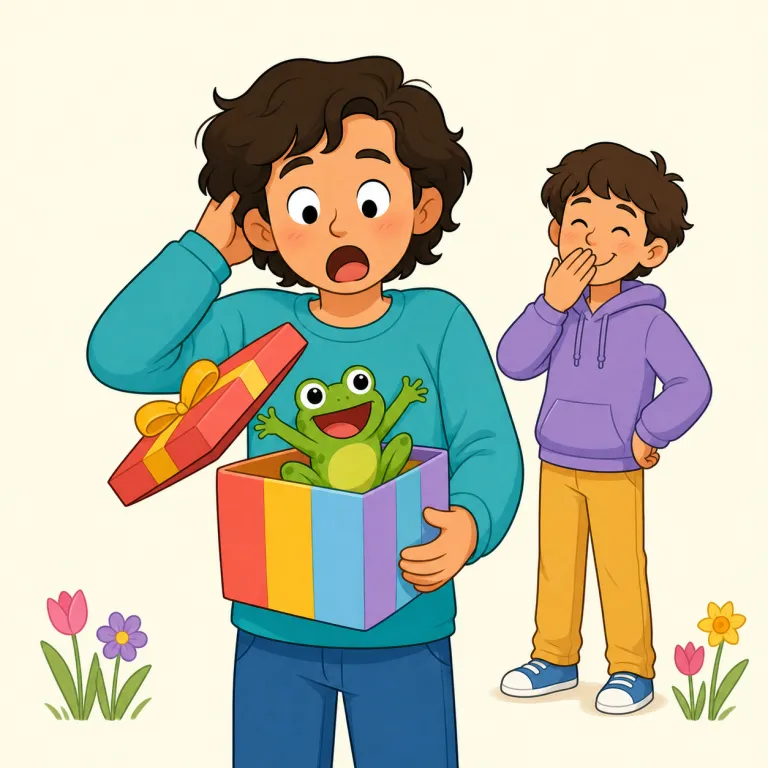 April fool（だまされた人・名詞）の覚え方イラスト — April はそのまま「4月」、fool は school などの初級語彙と並んで早めに触れる「ばかな人」