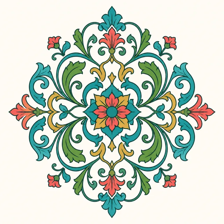 arabesque（アラベスク・noun）の覚え方イラスト