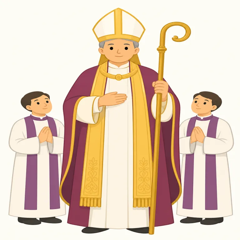 archbishop（大司教・名詞）の覚え方イラスト — bishop を核に覚えるのが近道