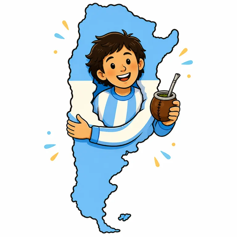 argentine（アルゼンチン人・noun）の覚え方イラスト