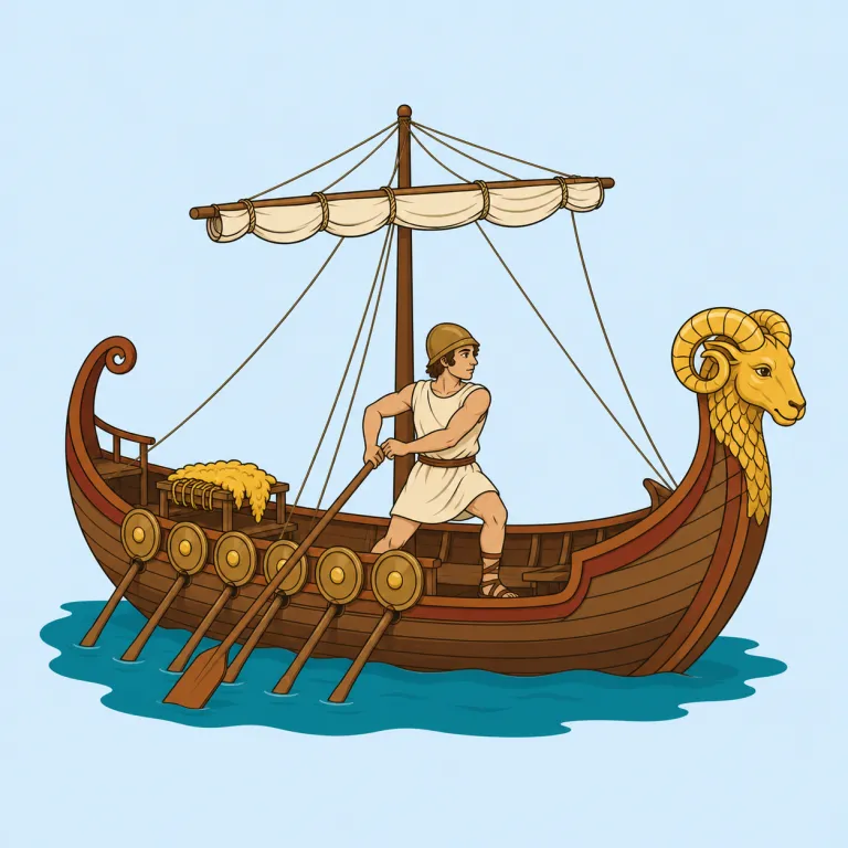 argonaut（アルゴノーツ／アルゴ船の乗組員・noun）の覚え方イラスト