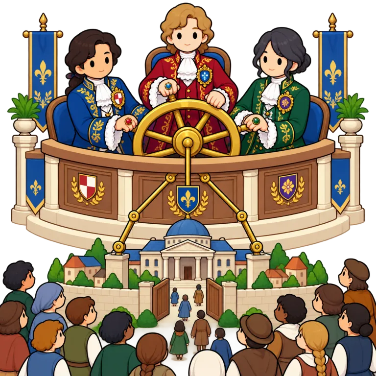 aristocracy（貴族政治・noun）の覚え方イラスト
