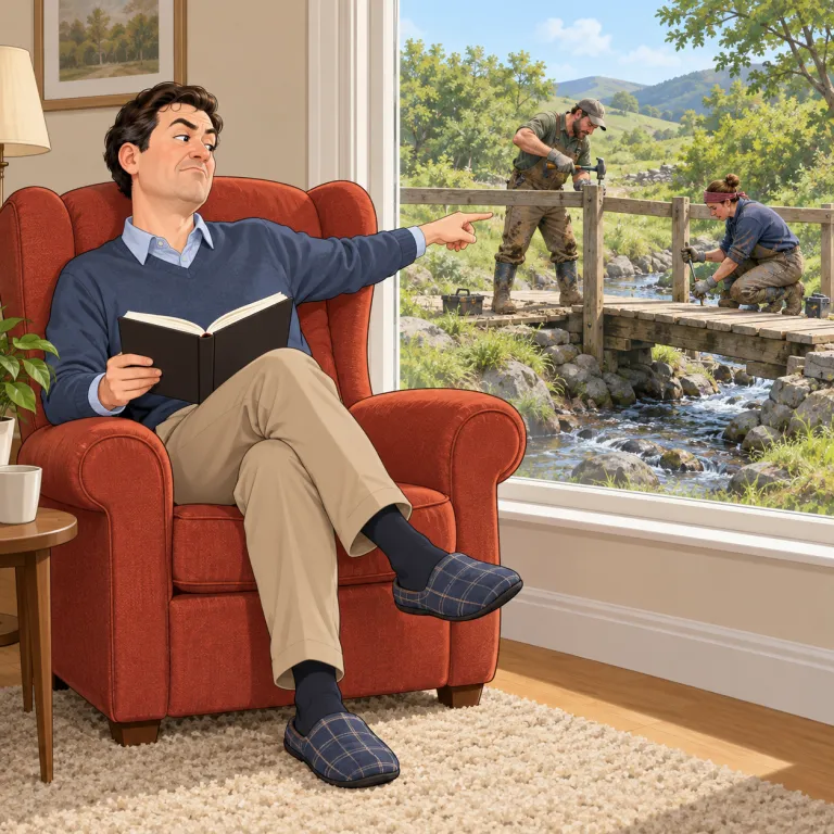 armchair（机上の空論の、実地経験のない・adjective）の覚え方イラスト