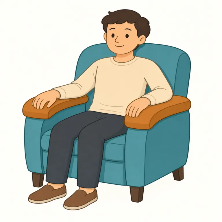 armrest（肘掛け、アームレスト・名詞）の覚え方イラスト — arm と rest が見えれば、「腕を置いて休める場所」と考えると定着しやすい語です