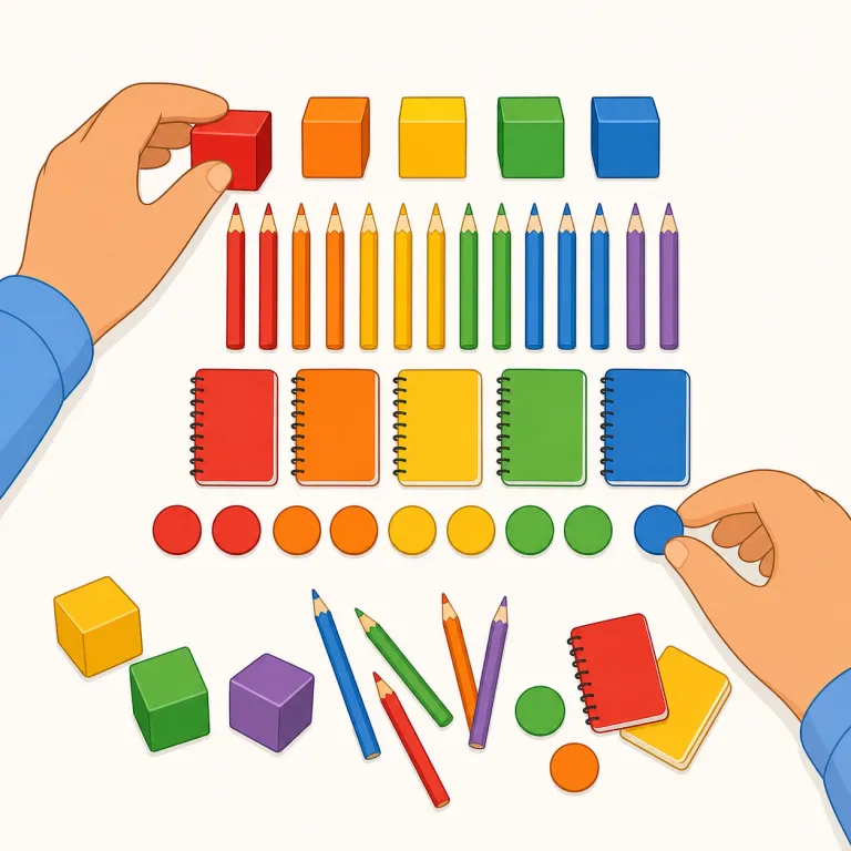 arrange（整理する・動詞）の覚え方イラスト — arrange を「置き場所と順序を与える」と見ると、この意味がはっきりします