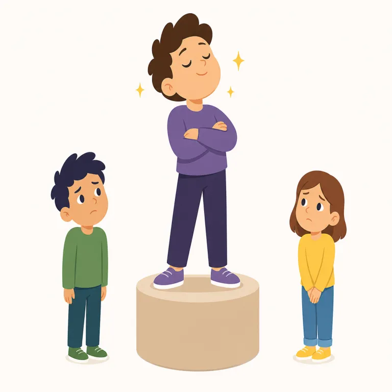 arrogance（傲慢・名詞）の覚え方イラスト — まず形で覚えると定着しやすい語です
