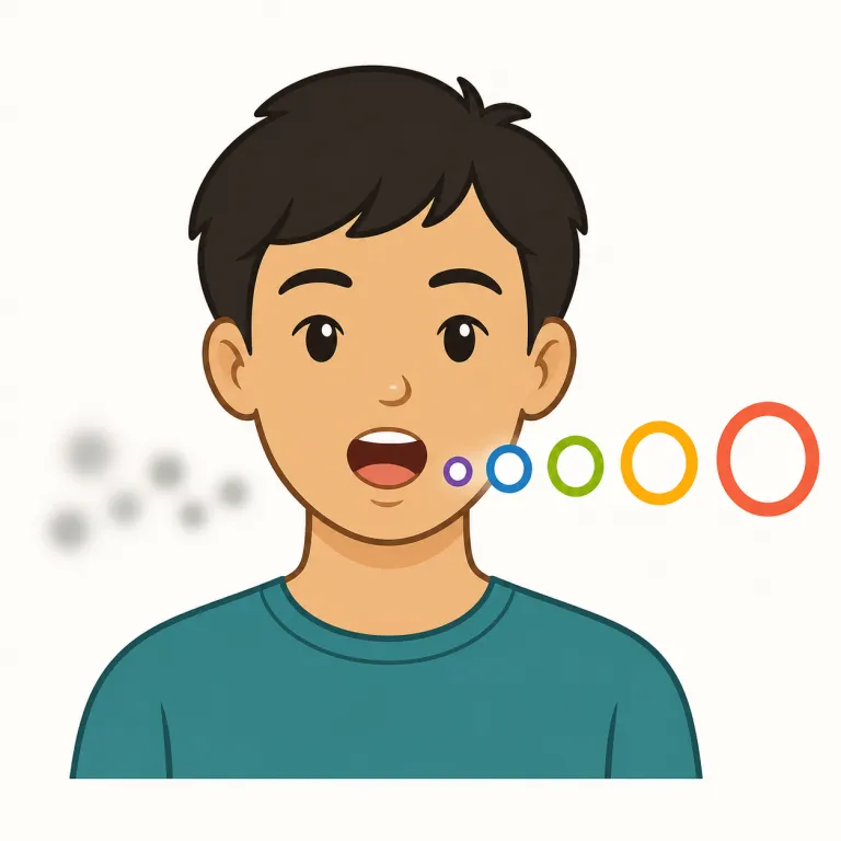 articulate（はっきり発音する・verb）の覚え方イラスト