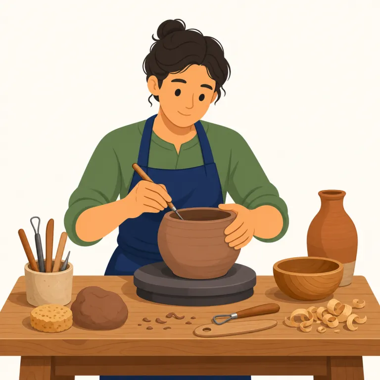 artisan（職人・名詞）の覚え方イラスト — art が見えるので、まず「ただ物を作る人」ではなく「技と美意識のある作り手」と結びつけると残りやすい語です