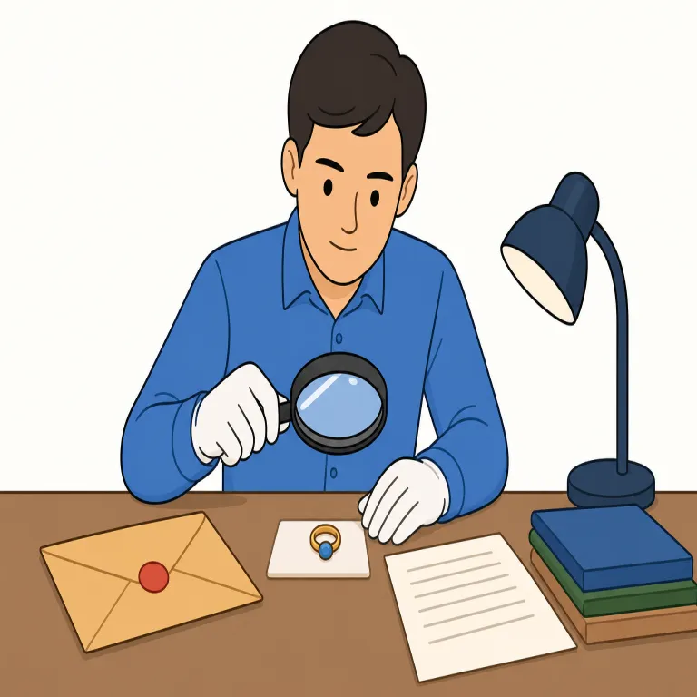 ascertain（確かめる・動詞）の覚え方イラスト — ascertain は certain「確かな」が中に見えるので、「疑わしい情報を調べて確かな状態にする」と考えると覚えやすいです