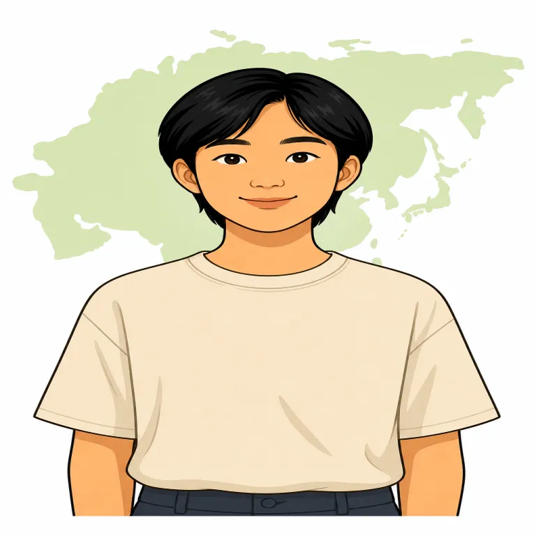 Asian（アジア人・noun）の覚え方イラスト