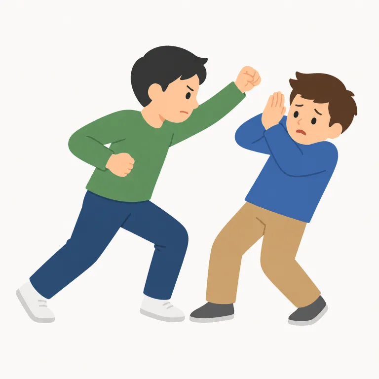 assault（暴行、襲撃・名詞）の覚え方イラスト — 名詞の `assault` は「一つの重大な攻撃事件」として数えられる語