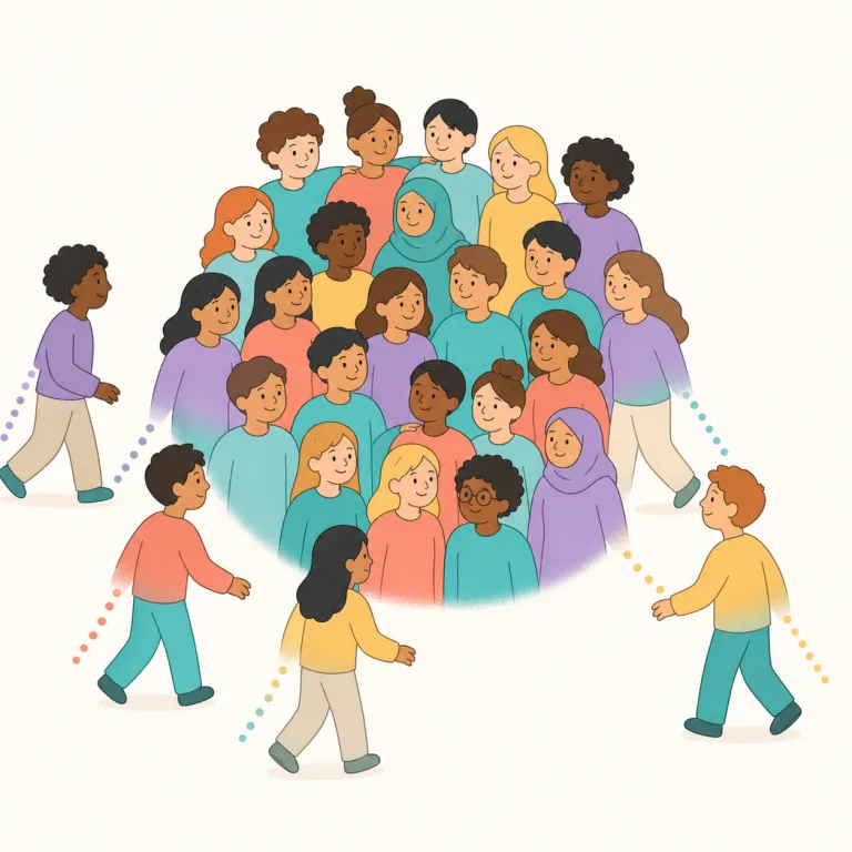 assimilation（同化・名詞）の覚え方イラスト — similar を見抜けると覚えやすい語