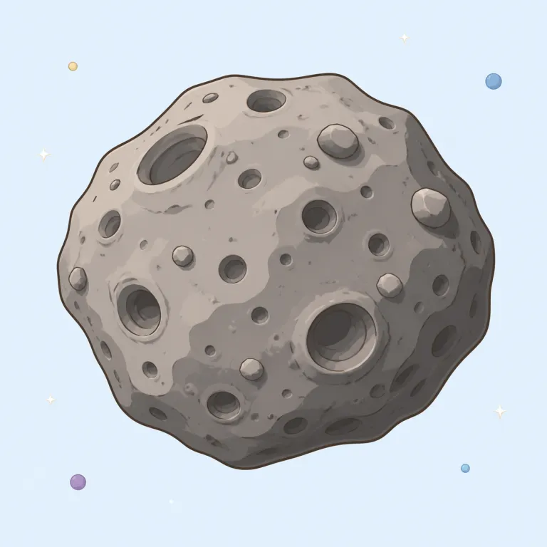 asteroid（小惑星・名詞）の覚え方イラスト