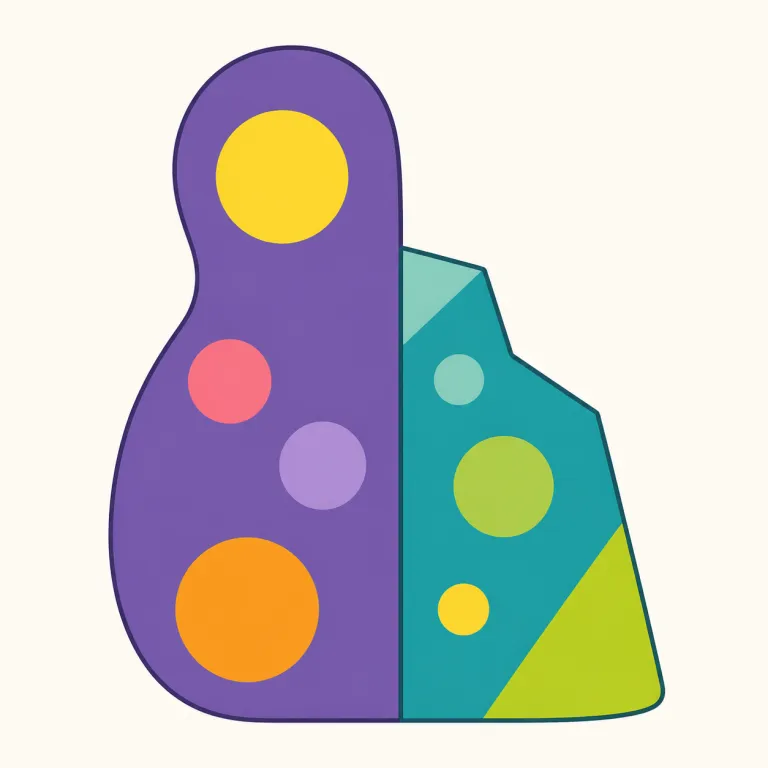 asymmetric（非対称・形容詞）の覚え方イラスト — asymmetric は、まず symmetric「対称の」を軸に覚えると定着しやすい語です