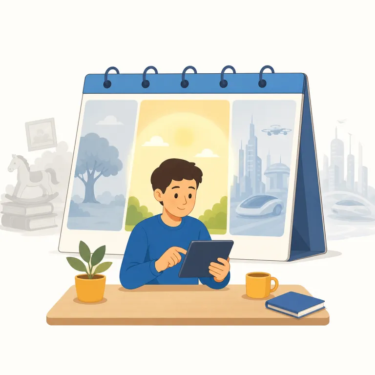 at present（現在・イディオム）の覚え方イラスト — at present は「今この時点での状態」を報告する表現として覚えます