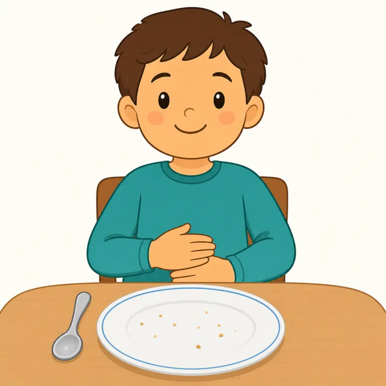 ate（食べた・動詞）の覚え方イラスト — まず eat を軸に、eat - ate - eaten を3点セットで覚えると定着しやすいです