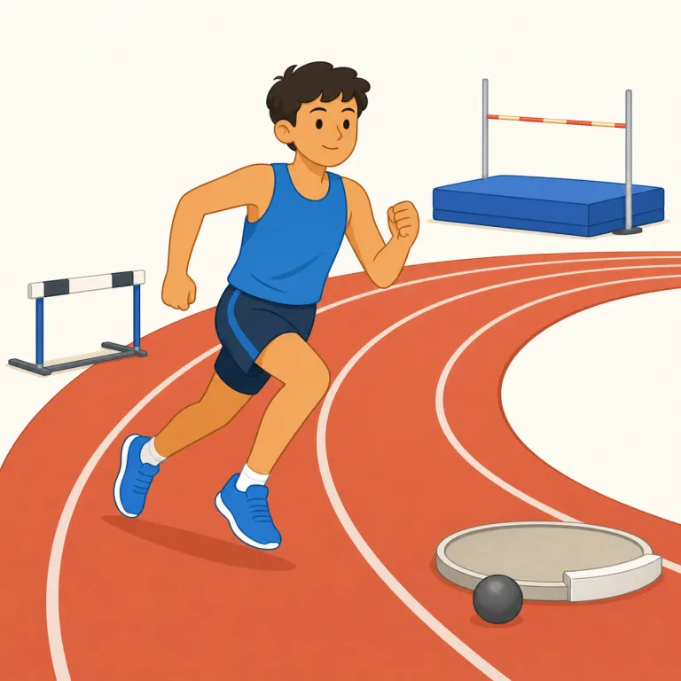 athleticsの覚え方イラスト